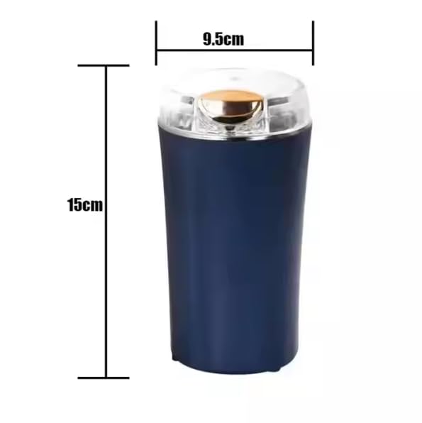 Portable Electric Coffee Grinder | 300W Stainless Steel 4-Blade Mixer Grinder