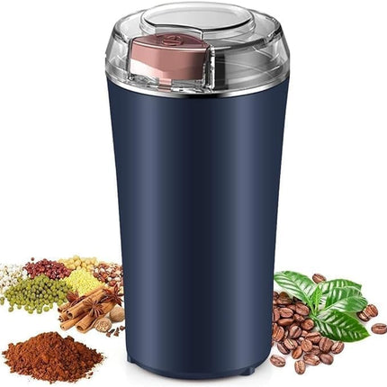 Portable Electric Coffee Grinder | 300W Stainless Steel 4-Blade Mixer Grinder