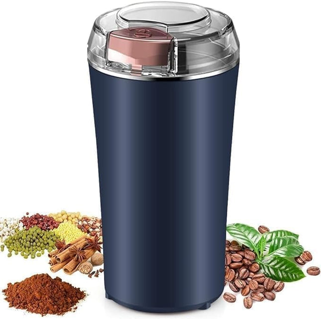 Portable Electric Coffee Grinder | 300W Stainless Steel 4-Blade Mixer Grinder