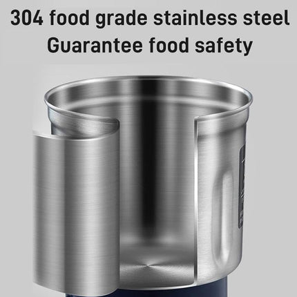 Stainless Steel Portable Electric Coffee Bean Grinder Perfect Grain Mills Herb Spice Nuts Multifunctional Grinding Machine with Blade for Home Kitchen Restaurant Hotel
