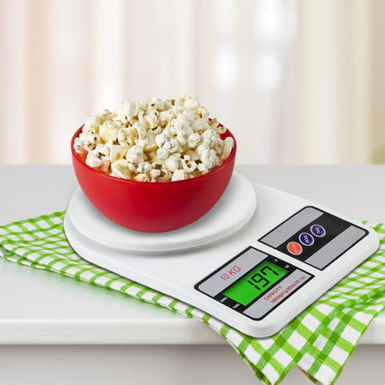 Digital Scale Kitchen | Precision Digital Kitchen Scale & Food Weight Machine | 10kg