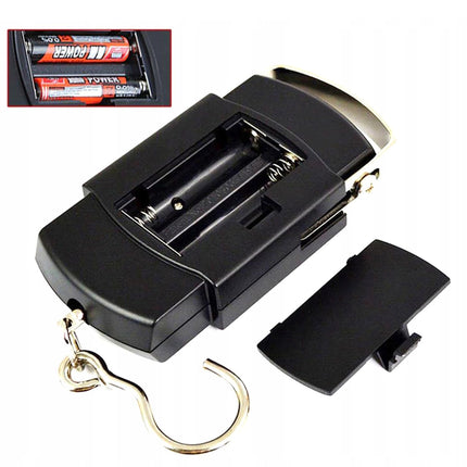 Digital Hanging Scale with LCD Display, Portable Electronic Weight Scale with Hook