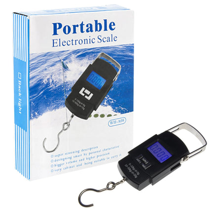 Digital Hanging Scale with LCD Display, Portable Electronic Weight Scale with Hook