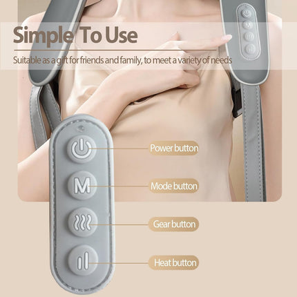 Neck Massager for Cervical Pain Relief For Relax,Neck,Muscles,Back,Shoulder,Legs