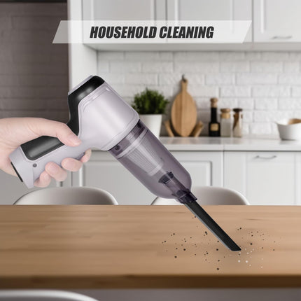 Portable Vacuum Cleaner | Cordless Handheld Mini Vacuum with Multi-Nozzles