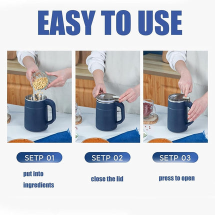 Stainless Steel Portable Electric Coffee Bean Grinder Perfect Grain Mills Herb Spice Nuts Multifunctional Grinding Machine with Blade for Home Kitchen Restaurant Hotel
