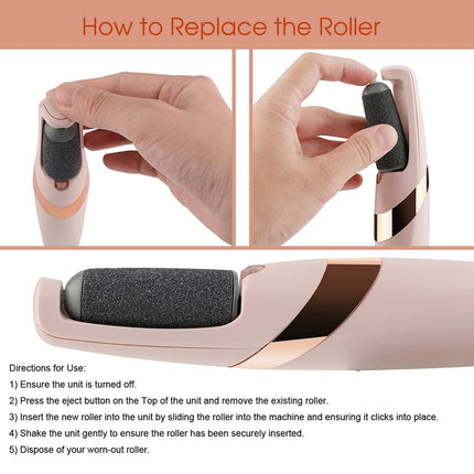 Electric Callus Remover for feet Rechargeable Pedicure Tool for Dead Skin, Foot Roller Callus Remover Hard and Dead Skin Remover