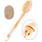 Bath Brush With Loofah Pad